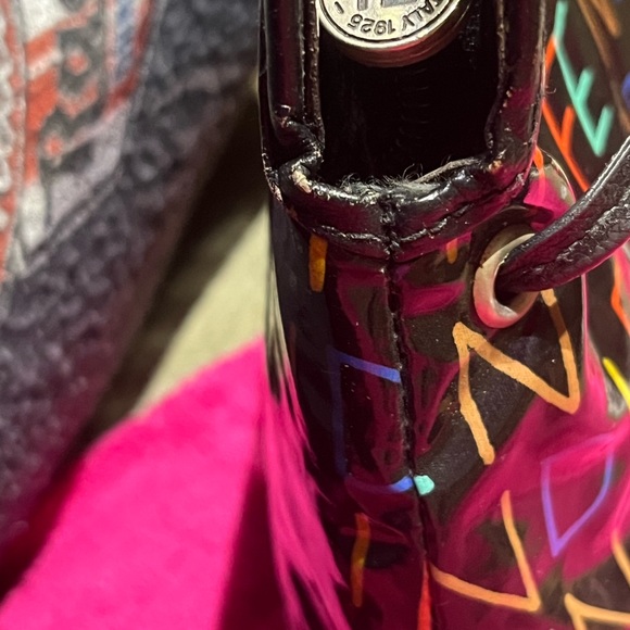 VINTAGE! Fendi multi color logo crossbody bag. Collectors item! - Picture 5 of 8